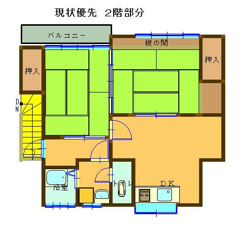 東山町【佐世保市】牟田口アパート203号室