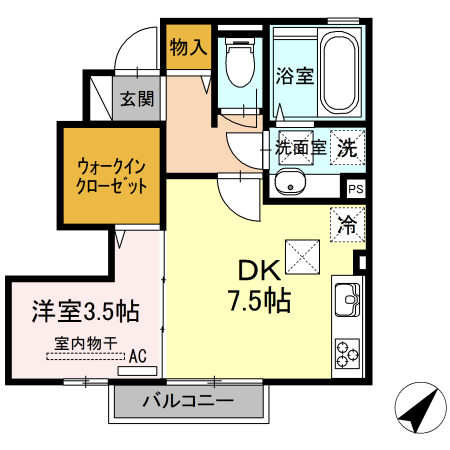 ダイワ天神　102号室